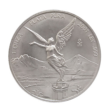 Silbermünze Mexiko Libertad Siegesgöttin 2001 - 1 Unze