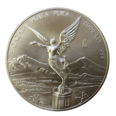 Silbermünze Mexiko Libertad Siegesgöttin 2015 - 5 Unzen
