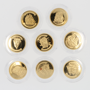 Münztaschen kaufen für komplette Sets aus Gold und Silber