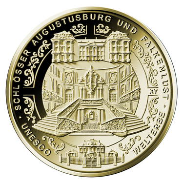 100 Euro Gold Augustusburg Und Falkenlust D 2018 Muenzenladen De