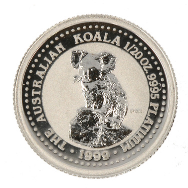 Koala Platinmünze 1999 - 1/20 Unze - 5 Dollar