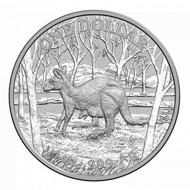 Silbermünze Kangaroo 2016 - RAM - 1 Unze Feinsilber