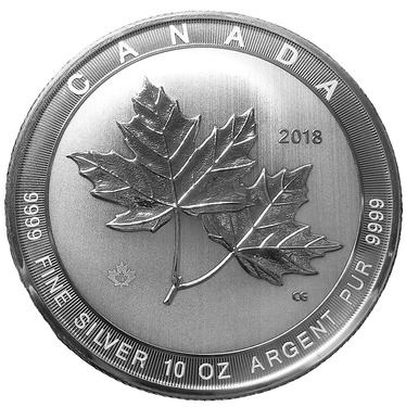Silbermünze Maple Leaf Magnificent 2018- 10 Unzen