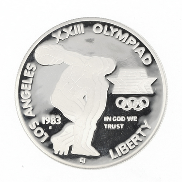 1 Dollar Olympia Los Angeles 900 AG  1983-1984  26,74g