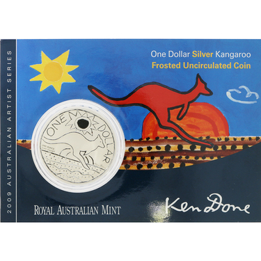 Silbermünze Kangaroo 2009 - RAM - 1 Unze Feinsilber geblistert