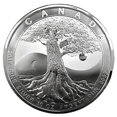 Silbermünze Kanada Baum des Lebens 2017 - 10 Unzen