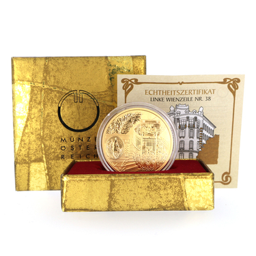Österreich 100 Euro Goldmünze Linke Wienzeile Nr. 38 2007 - 16,0 gr. Feingold