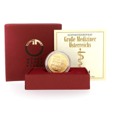 Österreich 50 Euro Goldmünze Gerard von Swieten 2007 - 10,0 gr. Feingold