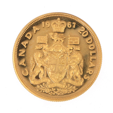 20 Dollar Goldmünze Canada 1967 Elisabeth II.