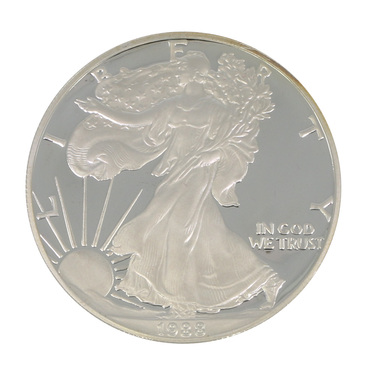 Silbermünze American Eagle 1988 PP - 1 Unze 999 Feinsilber