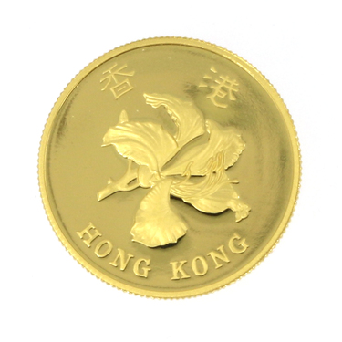 Hong Kong 1000 HKD Rckgabe an China Goldmnze 1997 PP