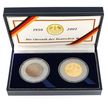 Set - Die letzte und die erste Deutsche Mark - 1950 und 2001