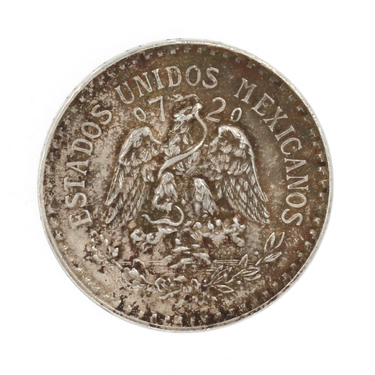 Mexiko Strahlende Freiheitsmütze Silbermünze - 1 Peso