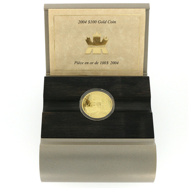 Goldmünze Canada 2004 - 100 Dollar 50 Jahre St. Lawrence Seaway PP