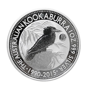 Silbermünze Kookaburra 2015 - 1 Unze Privy Mark F15