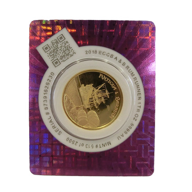 EC8 Goldmünze Antigua & Barbuda 2018 - Scottsdale Mint - 1 Unze
