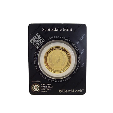 EC8 Goldmünze Anguilla 2018 - Scottsdale Mint - 1 Unze