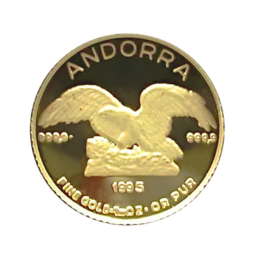 Goldmünze Andorra Eagle diverse Jahrgänge - 1/20 Unze 999,9 Feingold