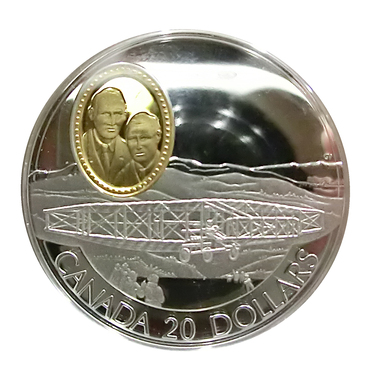 Silbermünze Silver Dart Kanada 1991 - 1 Unze 925 Silber