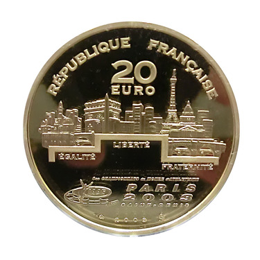 Goldmünze 20 Euro Frankreich 2003 