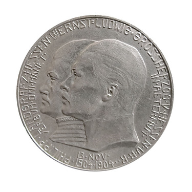 5 Mark Silbermünze Landgraf Philipp zu Hessen 1904 - J.75