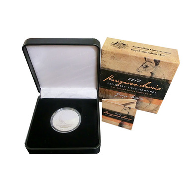 Silbermünze Kangaroo 2013 mit Box und Zertifikat PP - RAM - 1 Unze Feinsilber