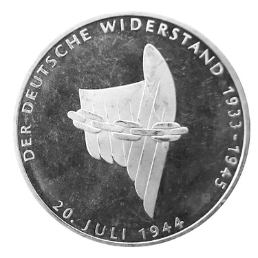 10 Mark Silbermünze 1994 Widerstand - J.457