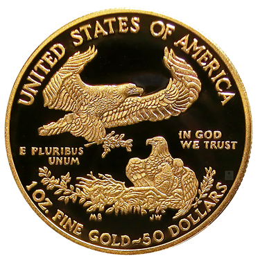 American Eagle Goldmünze 2016 - 1 Unze PP mit Box und COA