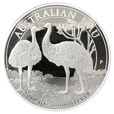 Silbermnze Emu 2019 Perth Mint - 1 Unze in PP