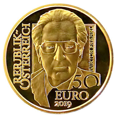 Österreich 50 Euro Goldmünze Viktor Frankl 2019