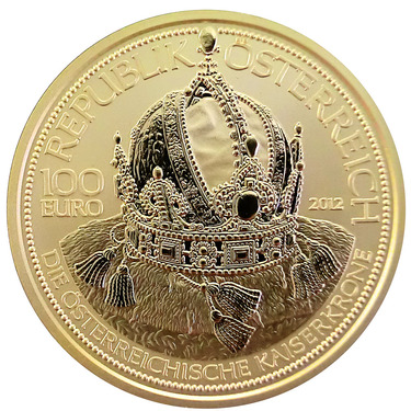 Österreich 100 Euro Goldmünze Die österreichische Kaiserkrone 2012