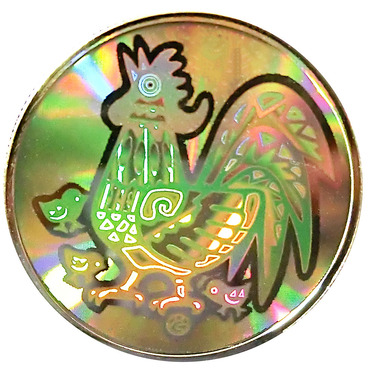 Goldmünze Canada 2005 Year of the Rooster PP mit Hologramm, 8,85g Feingewicht