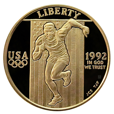 USA Goldmünze Olympia 1992 - 5 Dollar - 7,52 Gramm - ohne Etui und COA