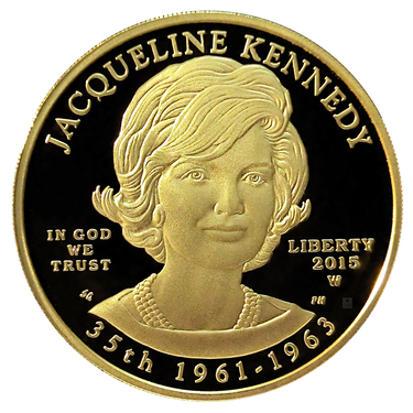 USA Jacqueline Kennedy Goldmünze 1/2 Unze 10 Dollar 2015