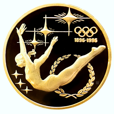 Goldmünze Australien 200 Dollars Gymnast 1993 PP - 1/2 Unze