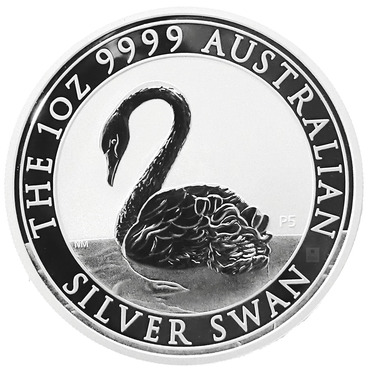 Silbermnze Schwan 2021 Perth Mint - 1 Unze
