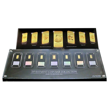Investment Coin Bar Collection 2017 - 7x1 Gramm 999,9 Gold