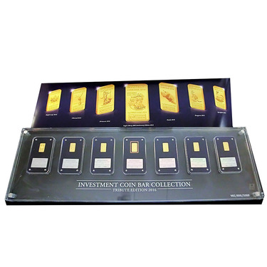 Investment Coin Bar Collection 2016 - 7x1 Gramm 999,9 Gold