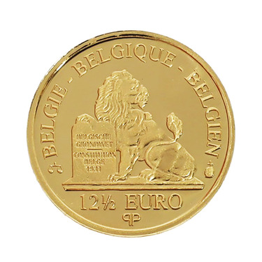 Belgien Goldmnze 12 1/2 Euro Leopold I. 2006 - 1/25 Unze PP