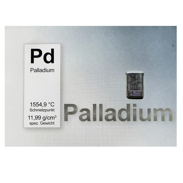 Palladiumbarren 1 Gramm diverse Hersteller - gebraucht