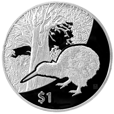 Silbermünze Neuseeland Kiwi 2013 PP  - 1 Unze 999 Feinsilber mit COA