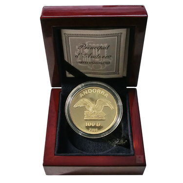 Goldmünze Andorra Eagle 2006 - PP -1 Unze Feingold mit Box und COA