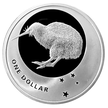 Silbermünze Neuseeland Kiwi 2010 - PP - 1 Unze Feinsilber mit COA
