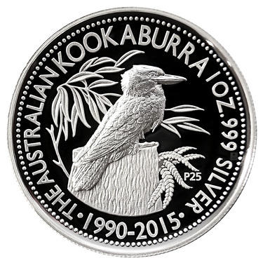 Silbermünze Kookaburra 2015 - High Relief - 1 Unze 999 Feinsilber PP