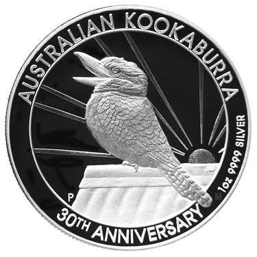 Silbermünze Kookaburra 2020 - High Relief - 1 Unze 999 Feinsilber PP