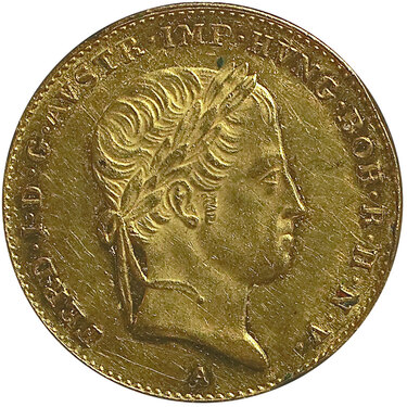 Goldmnze 1 Dukat Ferdinand I. 1848