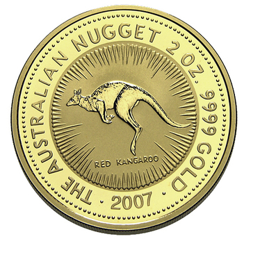 Kangaroo Nugget Goldmünze divers - 2 Unzen