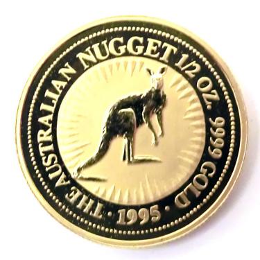 Kangaroo Nugget Goldmünze 1995 - 1/2 Unze