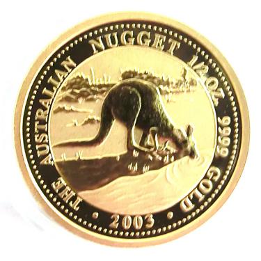 Kangaroo Nugget Goldmünze 2003 - 1/2 Unze