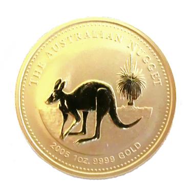 Kangaroo Nugget Goldmünze 2005 - 1 Unze